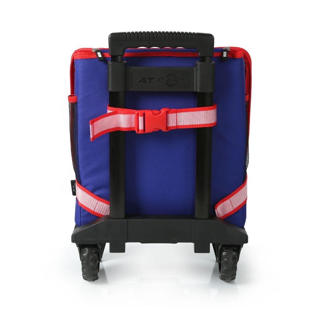Nevera Con Carrito 50 Latas Azul y Rojo image number null